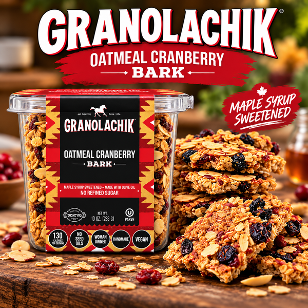 Oatmeal Cranberry Crunch Bark