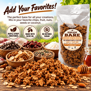 BARE - BIG CRUNCHY MAPLE CLUSTERS - 1 LB BAG