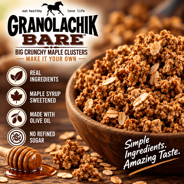 BARE - BIG CRUNCHY MAPLE CLUSTERS - 1 LB BAG