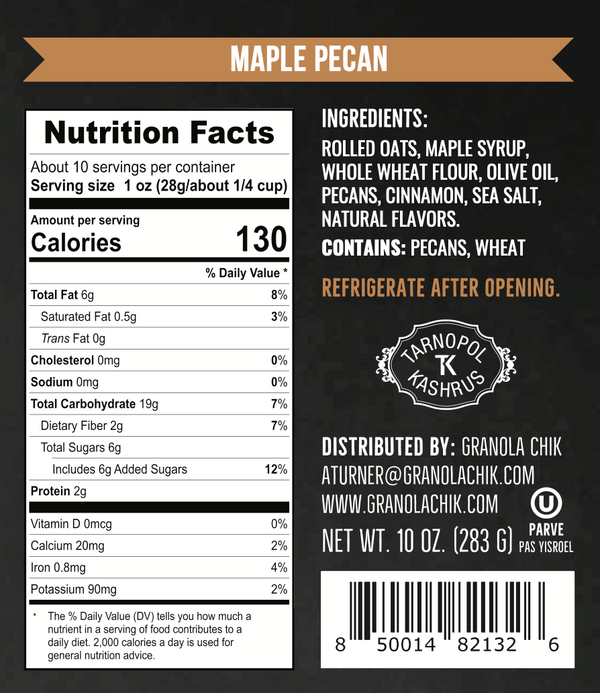 Maple Pecan Crunch Bark