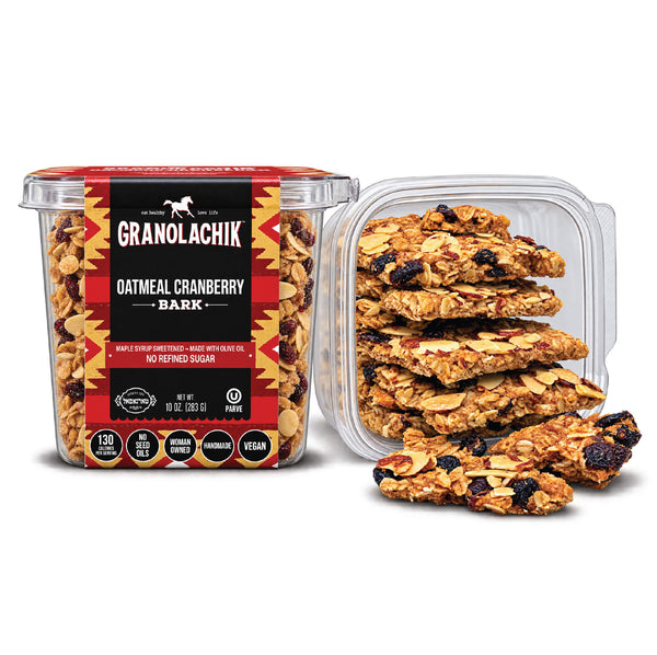 Oatmeal Cranberry Crunch Bark